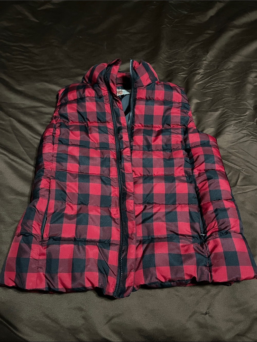 Medium plaid winter vest